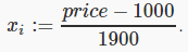 计算机生成了可选文字:， “ 一 1000 Xi 1900 